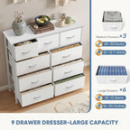 DUMOS Dresser for Bedroom, Storage Organizer - Image 4