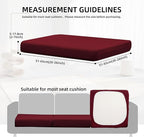 14Pcs Outdoor Cushion Covers, Elastic Patio Cushion Covers | Washable, - Image 2