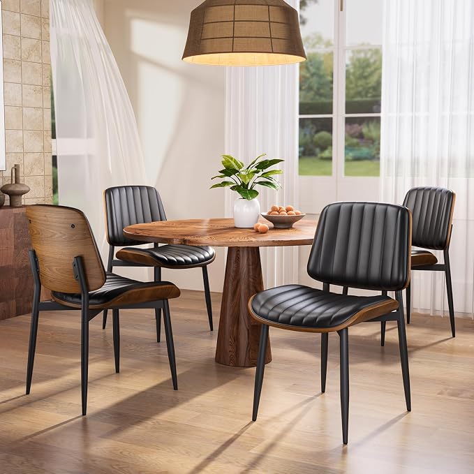 YaFiti Dining Chairs Set of 8, Mid Century Modern Dining Room Kitchen Chairs - Image 4