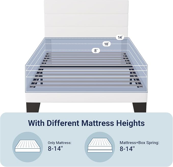 Allewie Twin Size Platform Bed Frame - Image 7