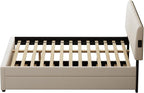 Queen Size Upholstered Platform Bed - Image 9