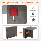 IDEALHOUSE Folding Dining Table - Image 6