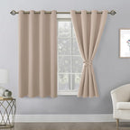 Blackout Curtains for Bedroom, 52 x 54 Inches Long, 2 Panels | Thermal - Image 8