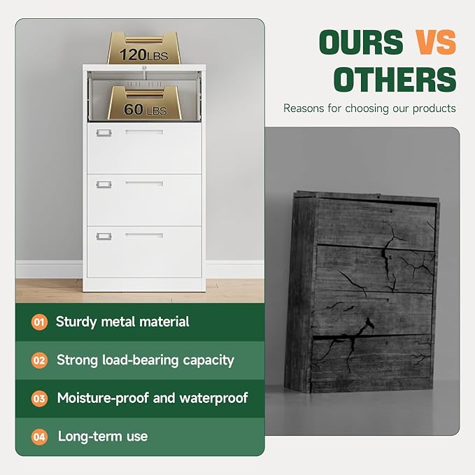 Letaya 4 Drawer File Cabinets - Image 8