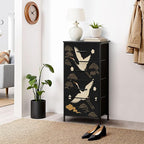 Dresser for Bedroom Dresser for Closet Japanese Seamless Crane Birds Elements - Image 2