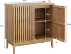 Kiasthome Wooden Sideboard Buffet Cabinet - Image 2