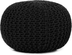 REDEARTH Round Pouf Foot Stool Ottoman - Image 4