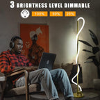 Modern LED Gold Floor Lamp, 3-Level Dimmable Flexible DIY Modeling Tall - Image 8