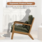 INZOY Mid Century Modern Accent Chair - Image 4