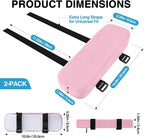 Smiry Ergonomic Office Chair Armrest Pads, Memory Foam Arm Rest Covers - Image 2