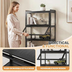 Magshion Display Cabinet with Acrylic Doors, 4-Tier Curio Cabinet - Image 5