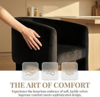 HNY Modern Counter Height Bar Stools Set of 3, Upholstered Barstools - Image 4