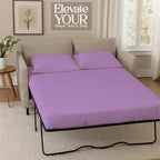 Sleeper Sofa Bed Sheet, 100% Cotton 400 Thread Count, 4 Piece Set, Deep Pocket - Image 5