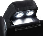 Power Recliner Sofa with LED Lights, Leather Power Reclining Sofa, Living Room - Image 4