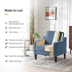VINGLI Mid Century Modern Accent Chair Set of 2, Waiting Room - Image 5