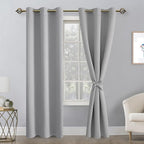 Blackout Curtains for Bedroom, 42 x 84 Inch, 2 Panels | Thermal Insulated & - Image 8