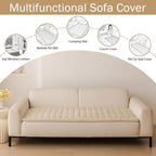 Couch Cover for Dogs, Washable Non Slip Plush Flannel Sofa Protector | Thick - Image 3