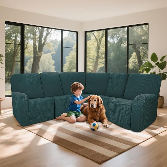 100% Waterproof Sectional Recliner Couch Covers - Image 2