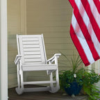 GREENVINES Outdoor Rocking Chairs | Set of 2 | Porch Rocker | HDPE Plastic | - Image 4