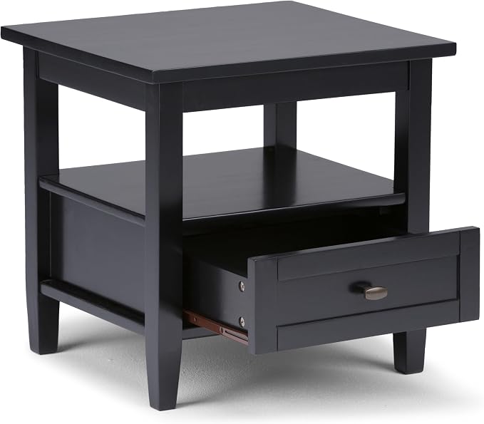 SIMPLIHOME Warm Shaker Solid Wood 20 inch Wide Transitional-Style End Tables in - Image 3