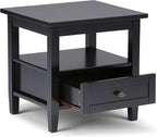 SIMPLIHOME Warm Shaker Solid Wood 20 inch Wide Transitional-Style End Tables in - Image 3