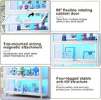 Display Cabinet with Acrylic Glass Doors 67.7'' Tall Curio Cabinet - Image 4
