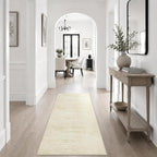 2x5 Washable Runner Rug：Modern Abstract Kitchen Soft Carpet Beige | - Image 5