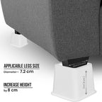 Utopia Bedding Bed Riser, 3 & 5 Inches Adjustable Furniture Risers - Image 7