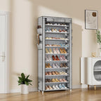 VTRIN Vertical Narrow Shoe Rack Organizer Tall Shoe Rack - Image 2