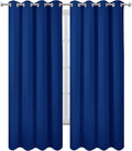 Blackout Curtains 66 x 95 inch/Royal Blue Curtains Set of 2 Panels/Thermal by Lemomo