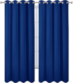 Blackout Curtains 66 x 95 inch/Royal Blue Curtains Set of 2 Panels/Thermal by Lemomo