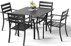 HOMREST 5 Piece Outdoor Patio Dining Set by HOMREST
