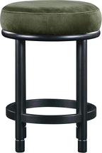 Meridian Furniture 977Green-C Monette Collection Art Deco Counter Stool - Image 4