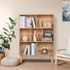 LEYAOYAO Wooden 5 Cube Bookshelf, Natural 3 Tier Book Shelf - Image 7