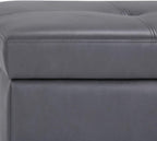SIMPLIHOME Oregon Storage Ottoman Bench - Image 12
