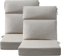 Unimatta Sunbrella Outdoor High Back Chair Cushion Seat Pads, 44 x 21 Inch by Unimatta