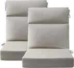 Unimatta Sunbrella Outdoor High Back Chair Cushion Seat Pads, 44 x 21 Inch by Unimatta