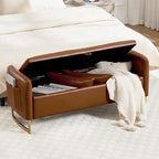 48" End of Bed Bench, Modern Storage Benches - Image 7
