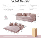 Compression Sofa, Cloud Sectional Sofa, Sofa Bed, Boneless Modular Sectional - Image 2