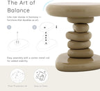 24/7 Shop at Home Kavren Modern 22-inch Oval Glossy Pedestal End Table - Image 4