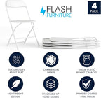 Flash Furniture Hercules Series Plastic Folding Chair - Image 3