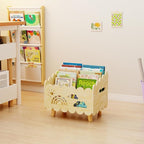 Wood Kids Bookshelf, Montessori Bookshelf, - Image 5