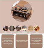 Japanese Floor Table, Japanese Coffee Table, Retro Japanese Wooden End Table - Image 7