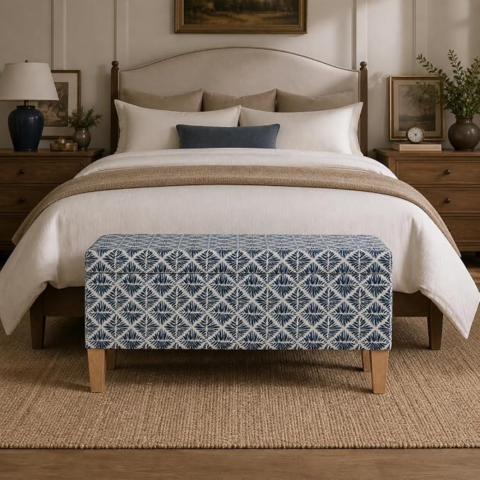 HomePop Large Decorative Storage Bench - Image 2