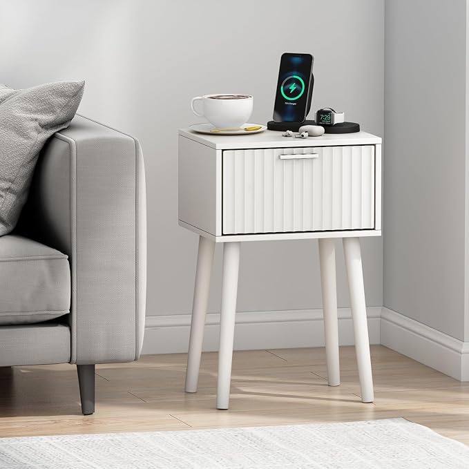 LAATOOREE Nightstands Set of 2, Small Side Table, Bedside Table - Image 6