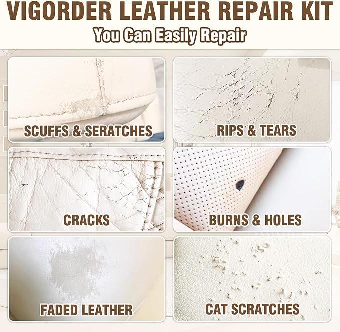 Vigorder Cream Leather Repair Kit - Image 2