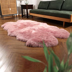 IRIWOOL Premium Genuine Fur Sheepskin Rug Real Australia Sheepskin Natural - Image 2