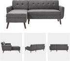 Kingfun L Shaped Couch, Sectional Couches, 3 Seater Sofas - Image 9