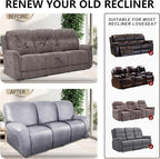 ANARACHON Recliner Couch Cover Leather Look Recliner Sofa Covers - Image 6