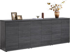 SICOTAS Buffet Cabinet with Storage Accent Sideboard Modern Credenza with Doors by SICOTAS